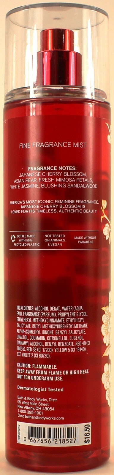 Bath & Body Works Japanese Cherry Blossom Body Mist Set - 3 x 8oz