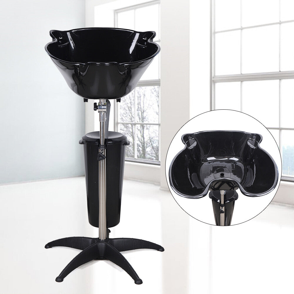 Portable Hair Wash Basin Kit for Salon & Barber Shops - 2.64 Gal Adjustable Spa Sink