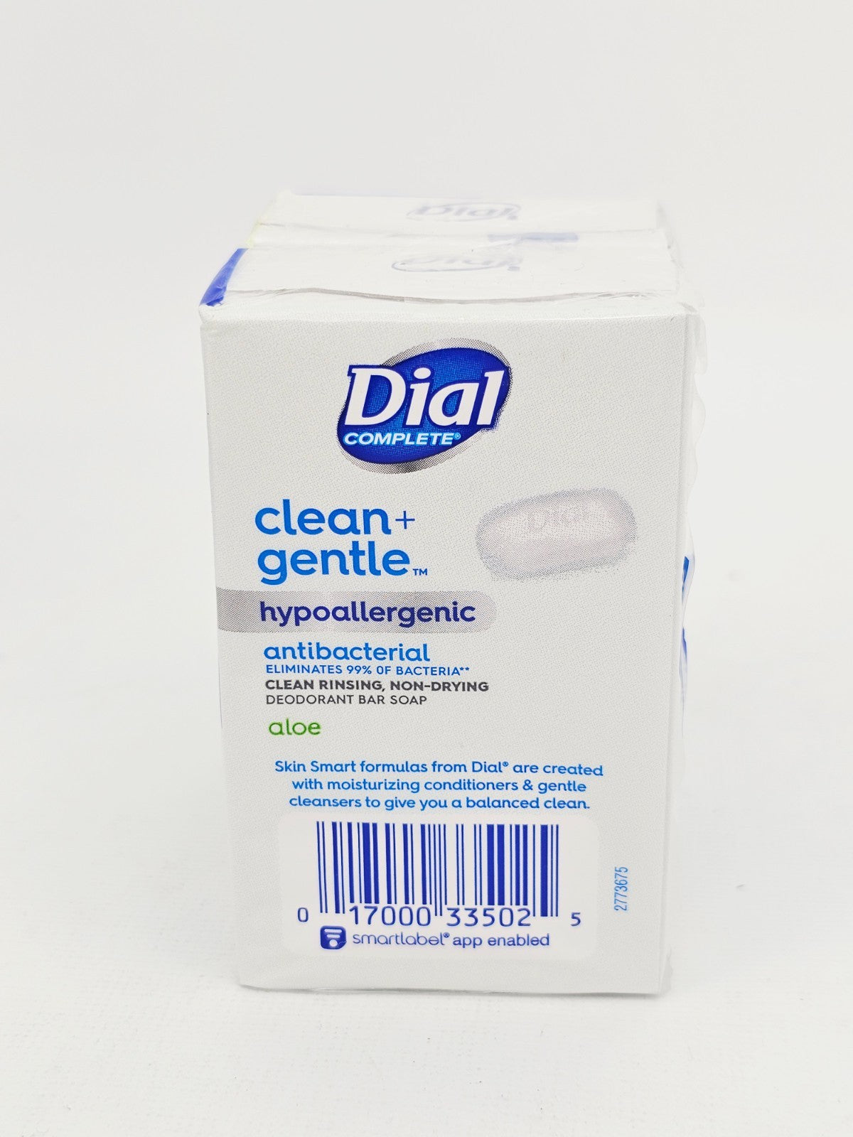 Gentle Aloe Antibacterial Bar Soap - Hypoallergenic 2 Pack, Lot of 4
