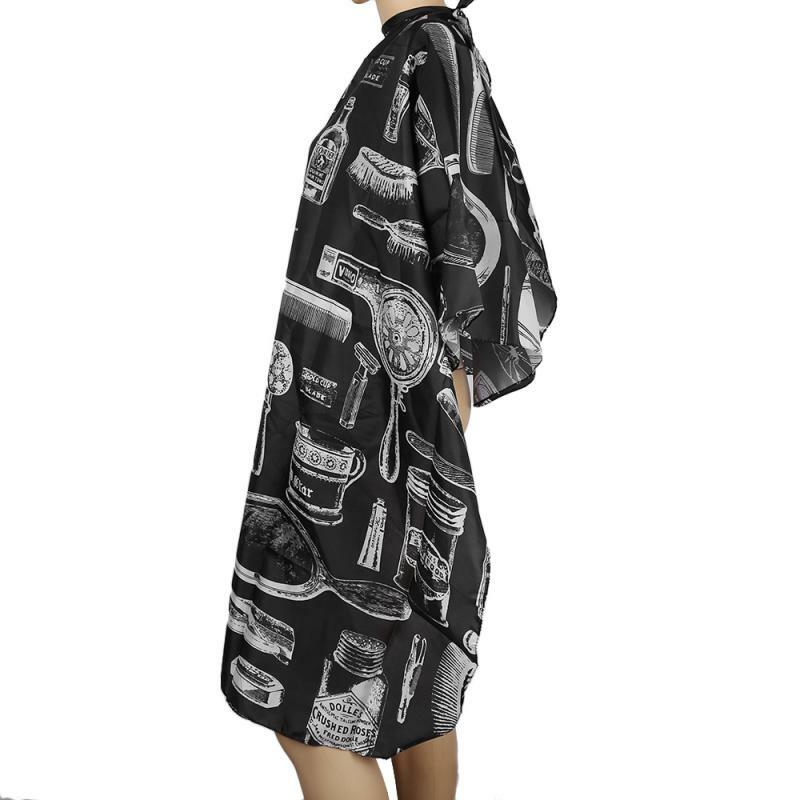 Professional Hair Cutting Cape Salon Barber Gown with Adjustable Neck Closure