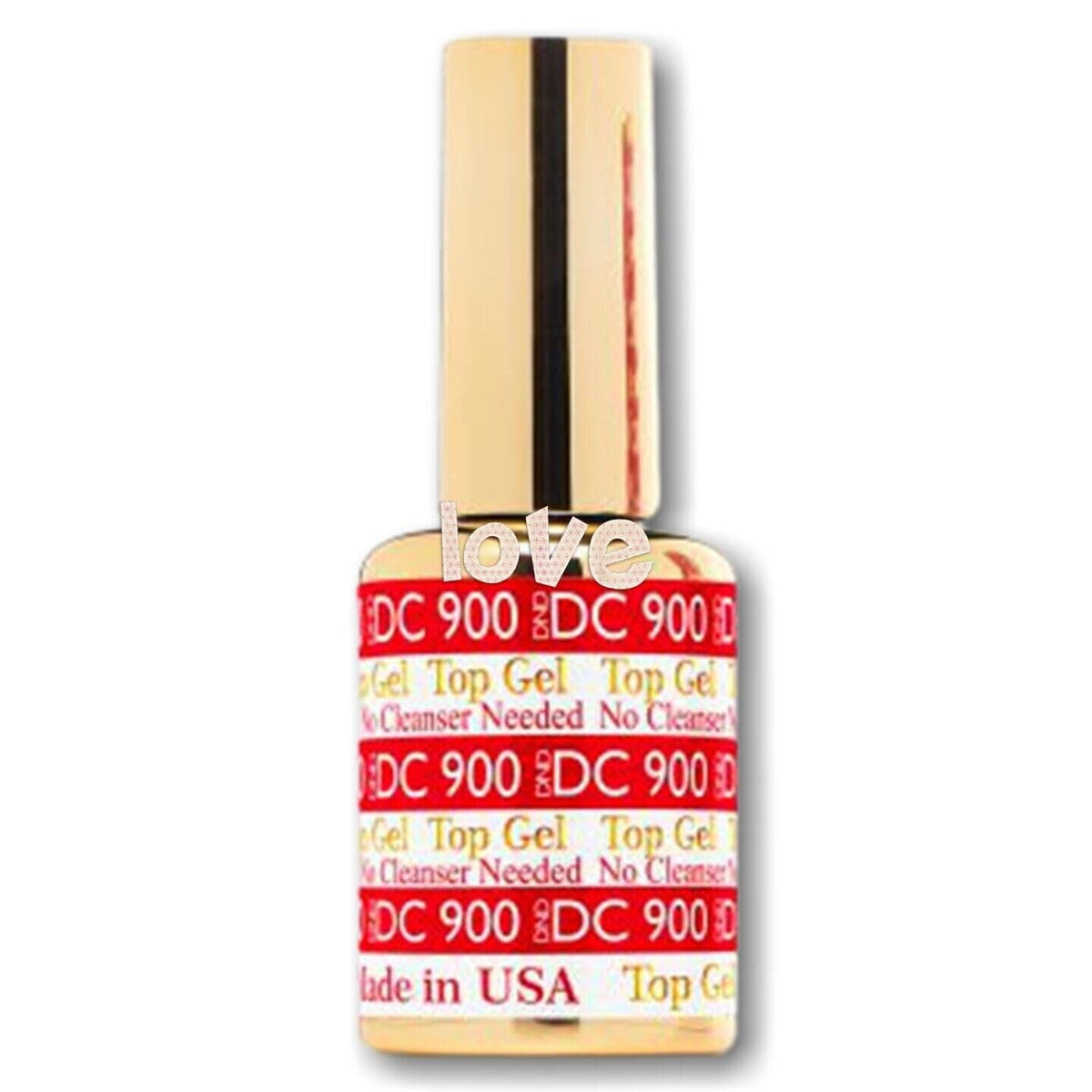 DND Top Coat Gel Nail Polish Sealer - 0.5oz Long-Lasting Finish