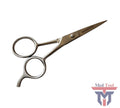 4.5 Inch Stainless Steel Hair Cutting Scissors for Barbers and Stylists