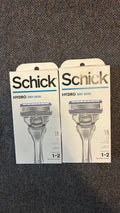 Men's Shaving Razor Set with Handle and 2 Cartridges - Dry Skin Care