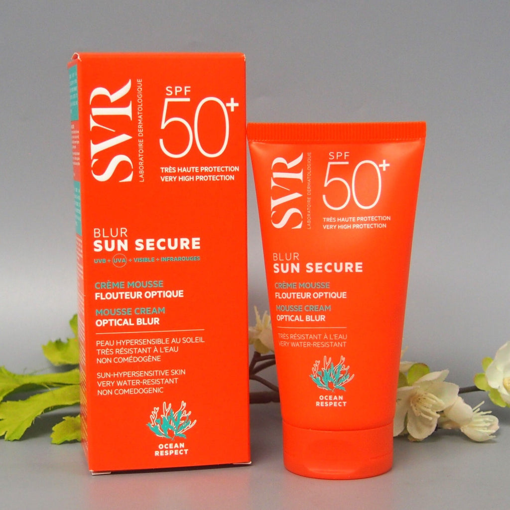 SPF 50+ Blurring Sun Protection Foam Cream for Sensitive Skin - 50ml