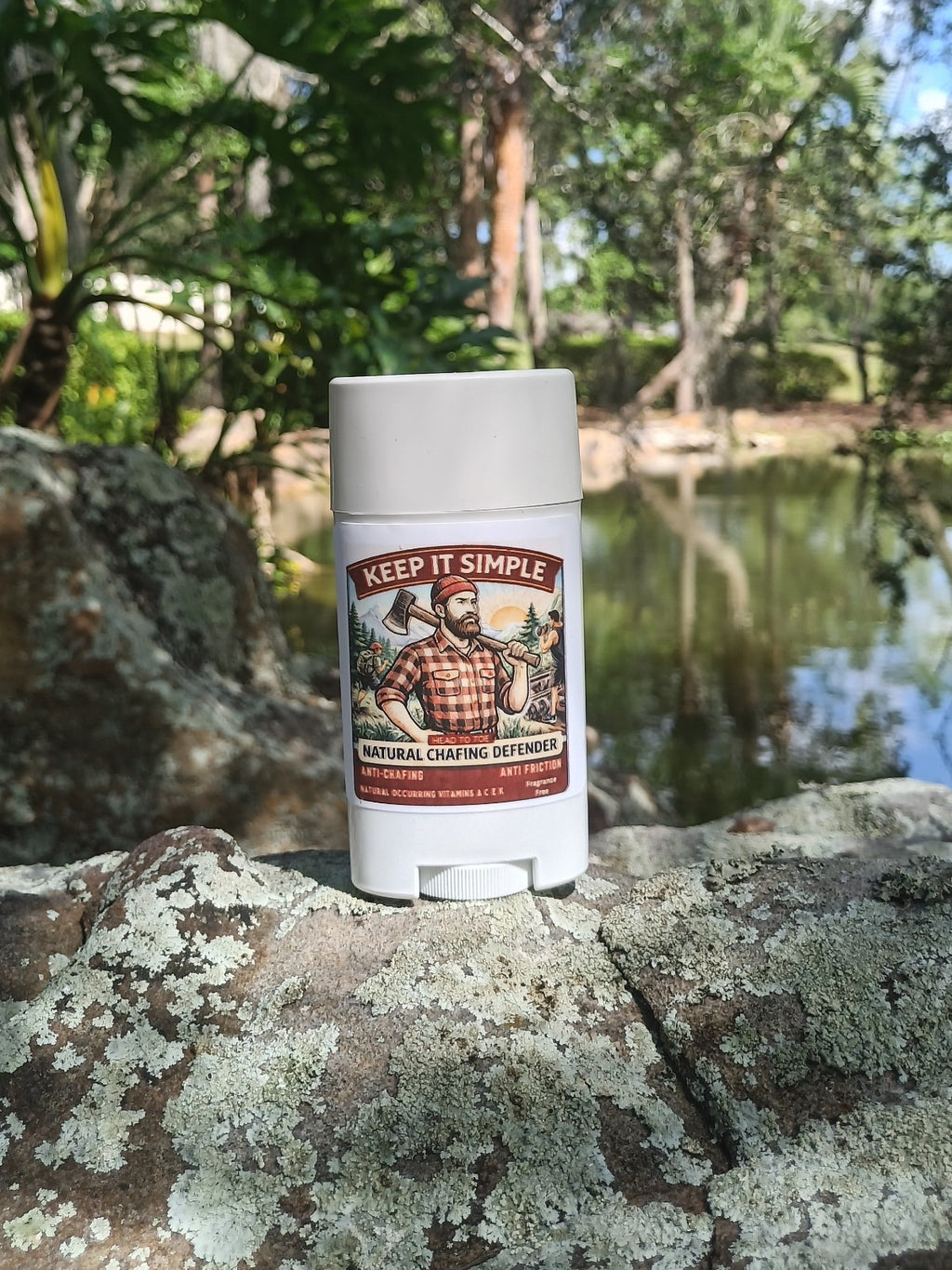 Natural Anti-Chafe Stick for All Body Areas - Friction & Skin Irritation Prevention