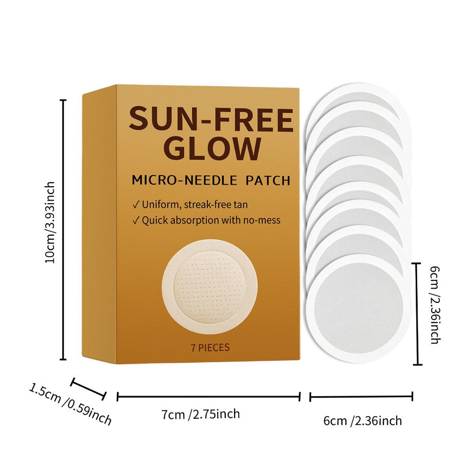 Sunless Micro-Needle Tanning Patches – Natural, Streak-Free Self-Tanning