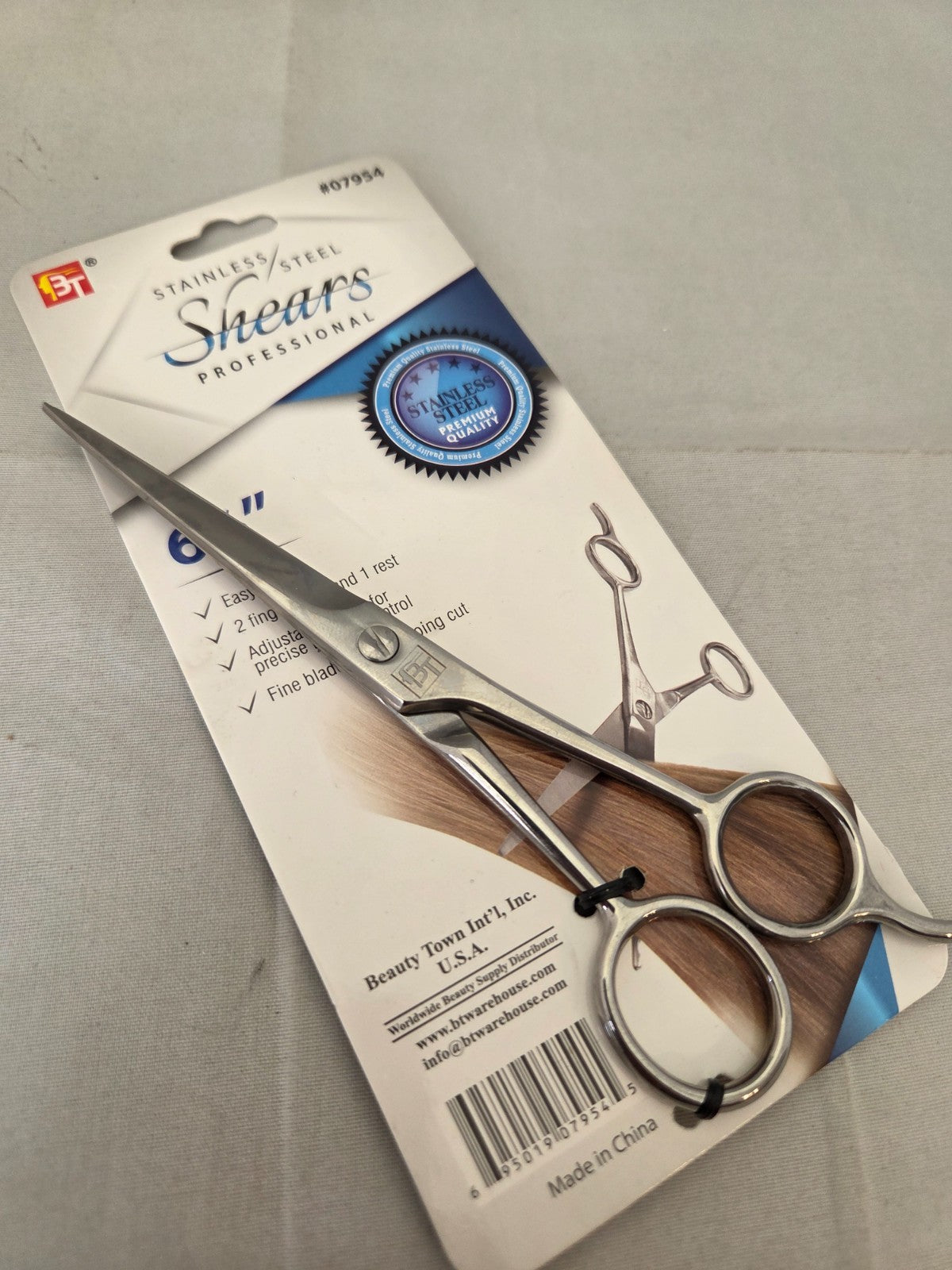 Hair Cutting Scissors Stainless Steel 5.5-7.5 Inch Professional Barber Shears