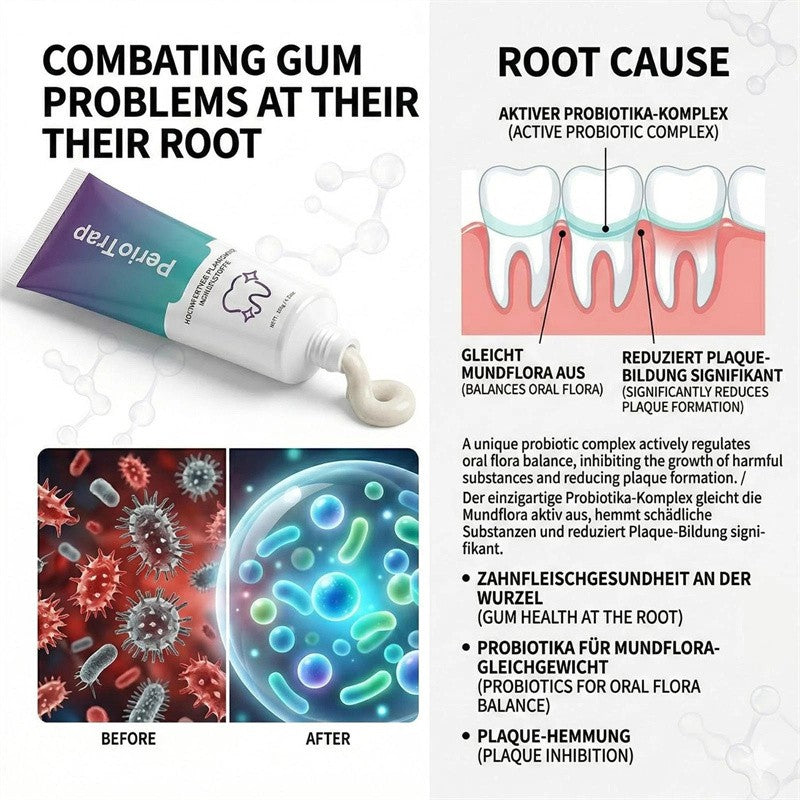 Microbiome Mint Flavor Toothpaste for Sensitive Gums & Brightening - All Variants