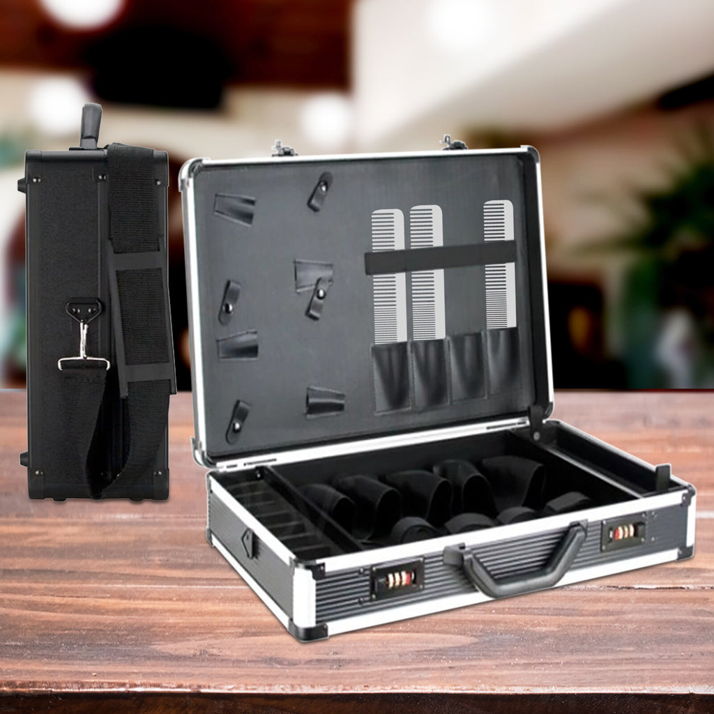 Professional Barber Stylist Carrying Case for Clippers, Trimmers & Tools
