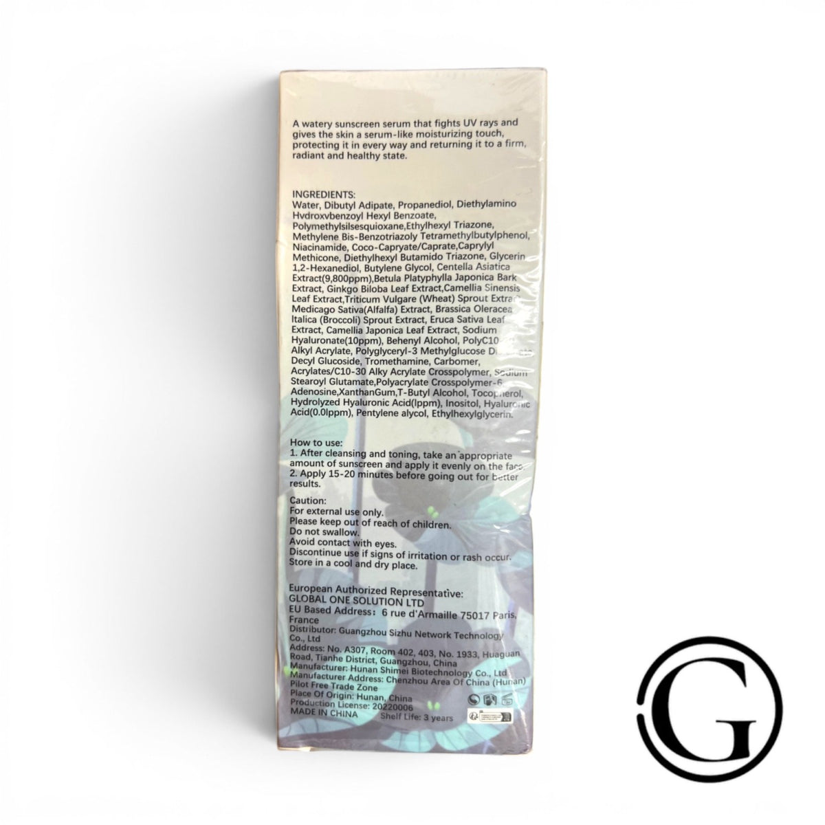Waterproof SPF50 Face Serum with Centella - 50ml, Pack of 2