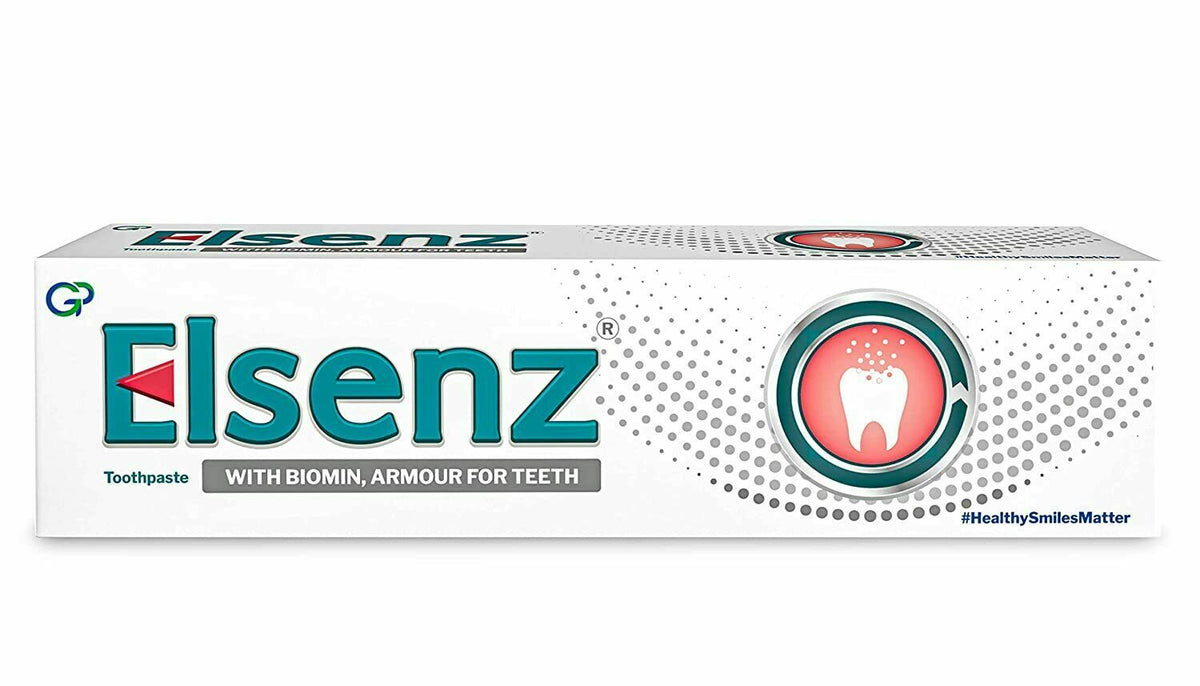 Elsenz Anti Cavity Fluoride Toothpaste 70g - Remineralizing & 12-Hour Protection