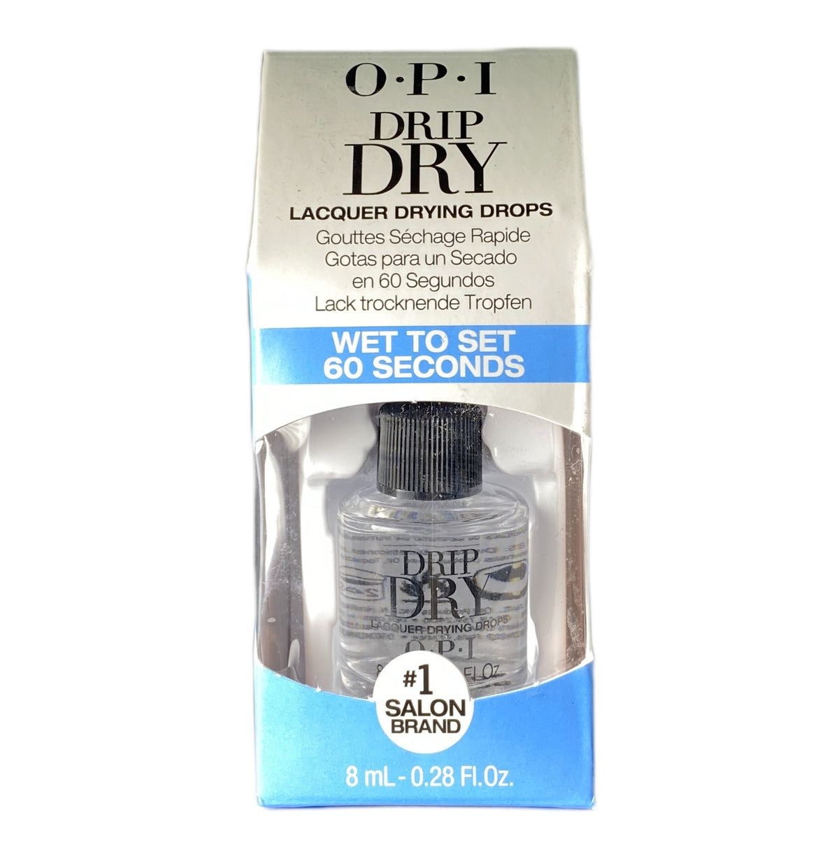 Nail Drying Drops with Jojoba & Vitamin E - Fast-Acting Nail Polish Dryer 0.28 Oz