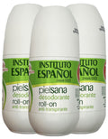 Instituto Español Pielsana Deodorant Roll-On 75ml - Pack of 3
