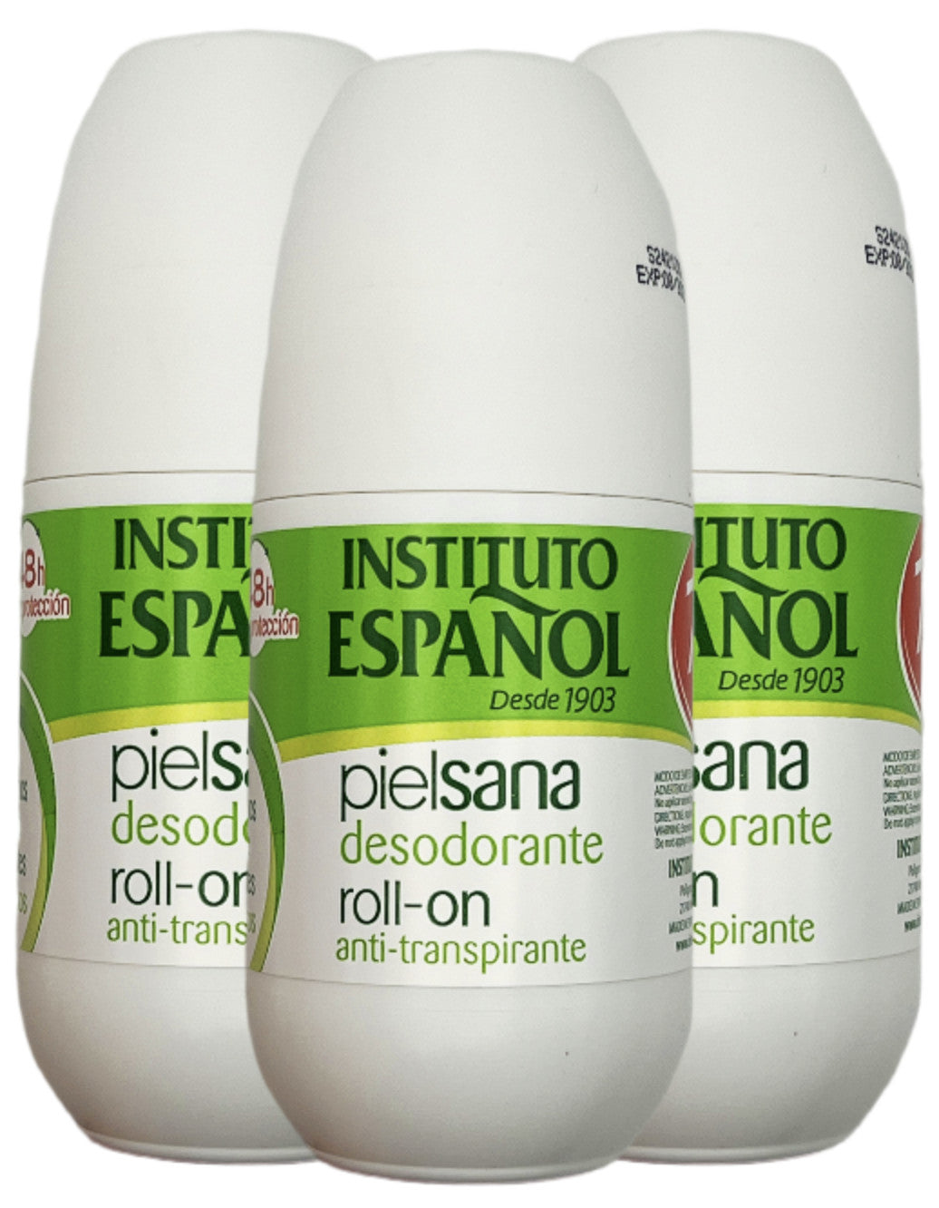Instituto Español Pielsana Deodorant Roll-On 75ml - Pack of 3