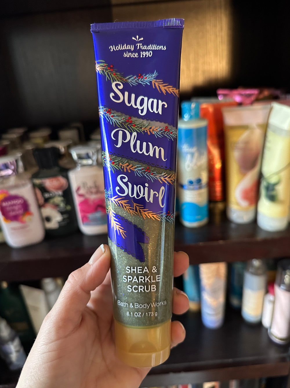 Shea & Sparkle Body Scrub - Sugar Plum Swirl, New