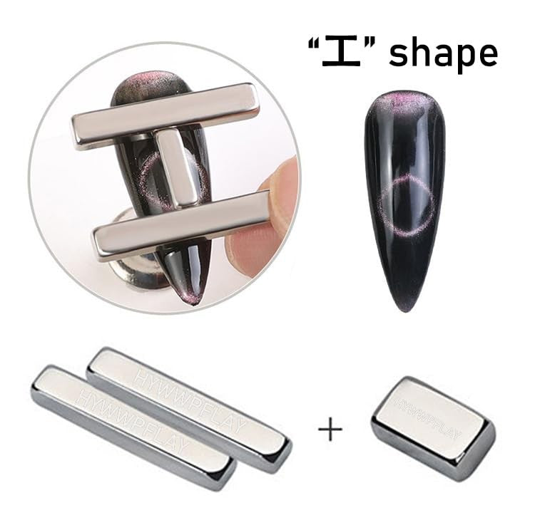 Magnetic Cat Eye Nail Magnet Set for Gel Polish - 5 Pieces