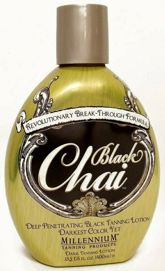 Dark Tanning Lotion Deep Penetrating Black Bronzing 13.5 oz - Black Chai Formula