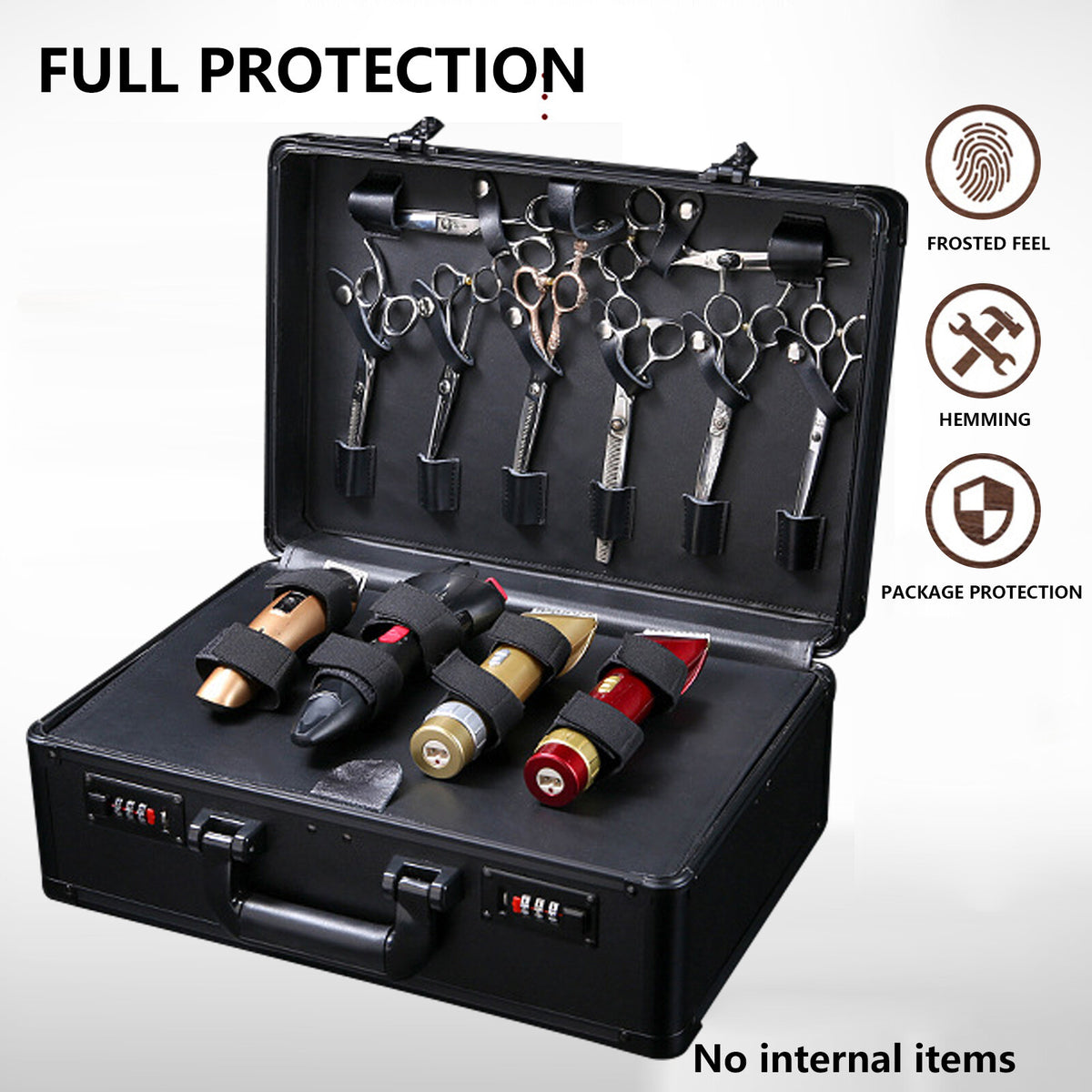 Portable Barber Carrying Case for Trimmers and Styling Tools
