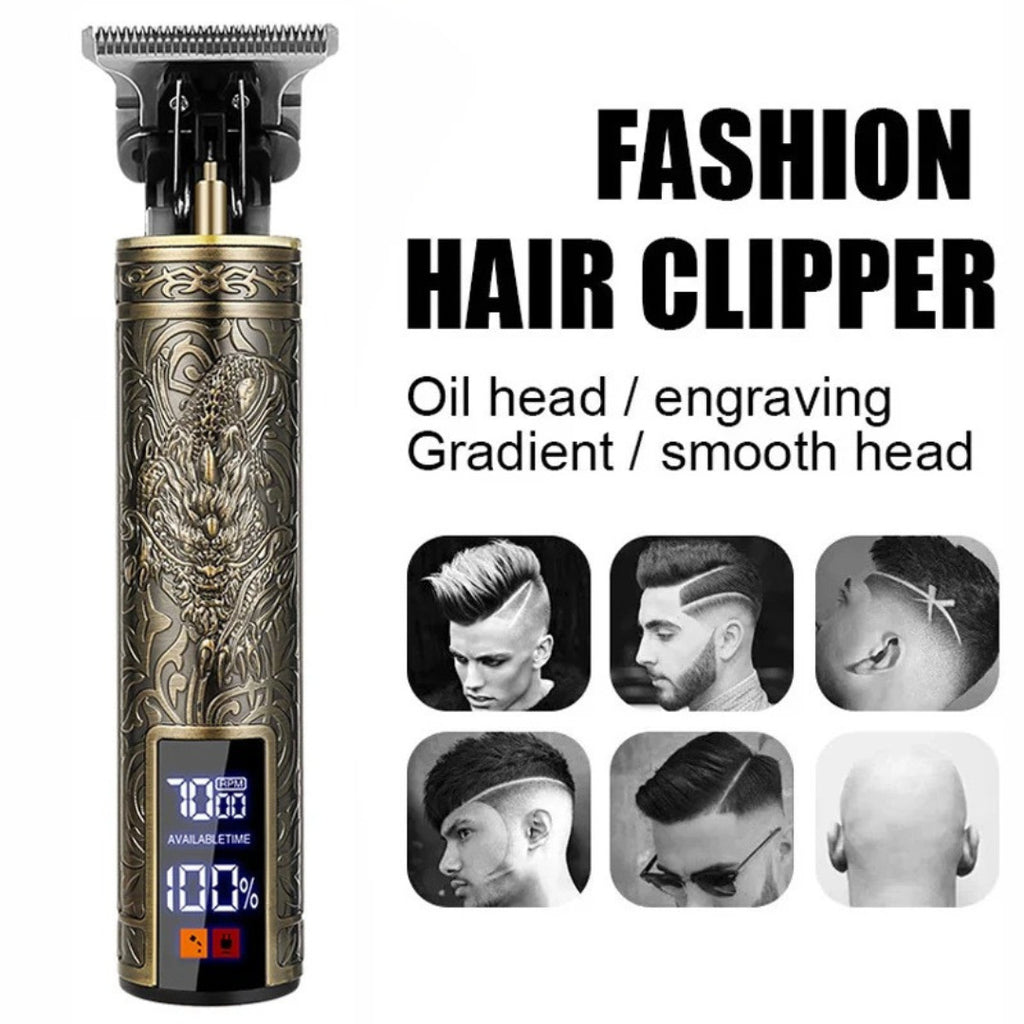Cordless Professional Hair Clippers for Men with T-Blade & Rechargeable Battery