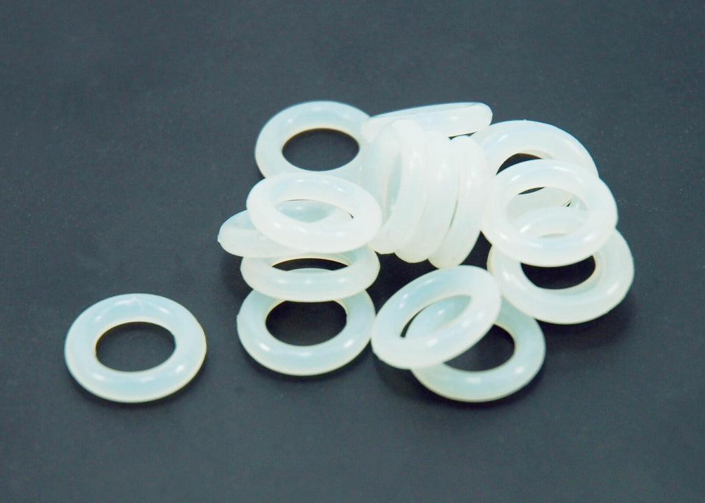 Tattoo Machine O-Ring Set – Clear Silicone Rubber 20 Pieces
