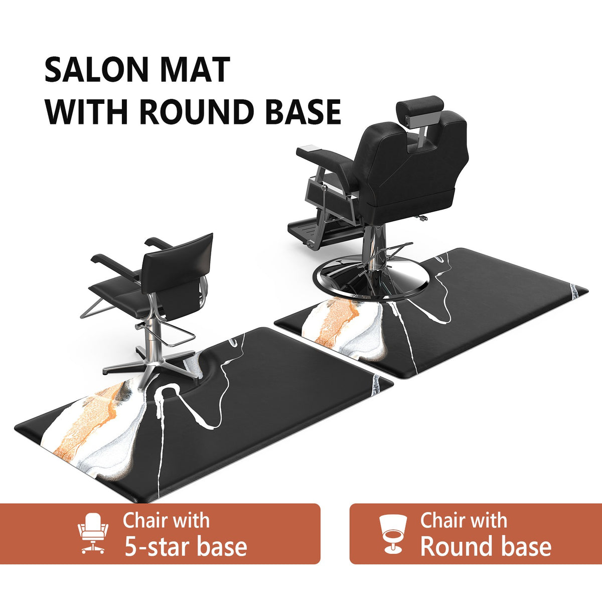 Anti-Fatigue Salon Mat 3x5 ft Non Slip Support for Hair Stylists & Barbers