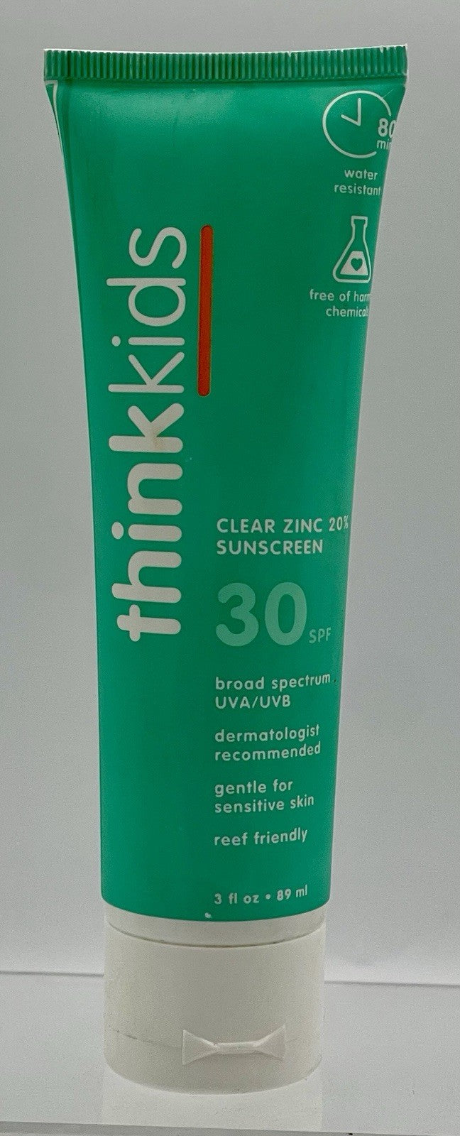 Kids Mineral Sunscreen SPF 30 with Clear Zinc Oxide - 3 Pack, 3oz Tubes