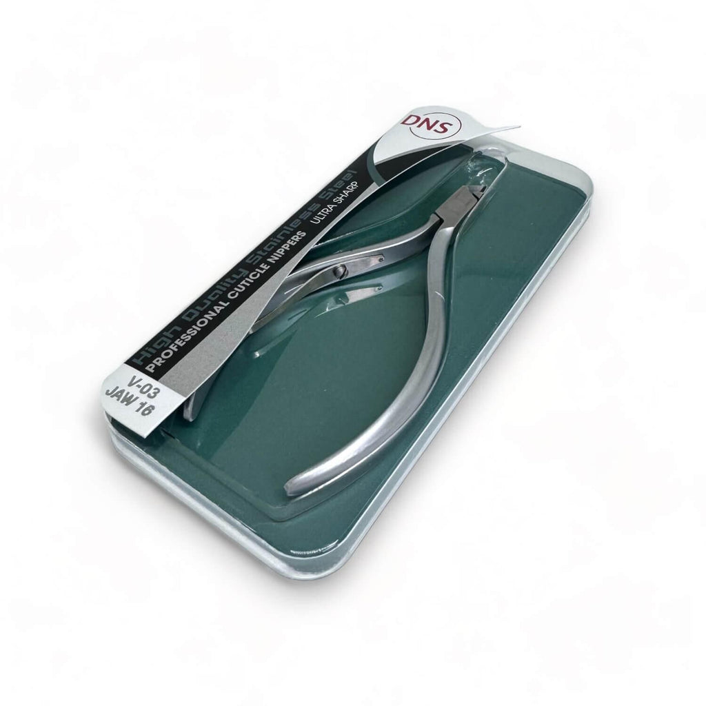 Stainless Steel Cuticle Nipper Square Head V03 #16 Pack of 5 - Nail Care Tool