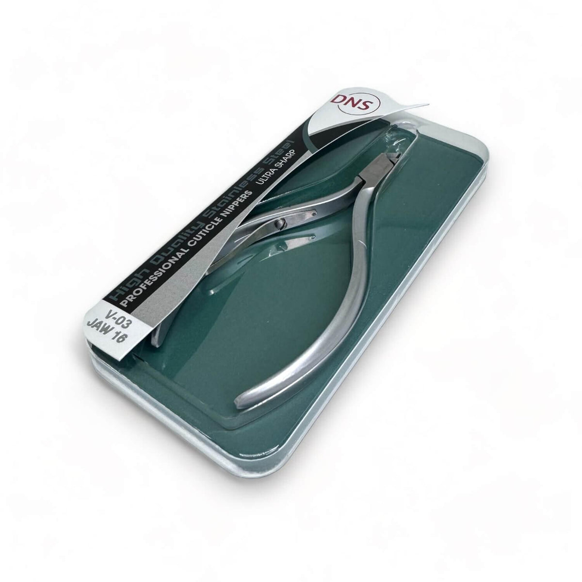 Stainless Steel Cuticle Nipper Square Head V03 #16 Pack of 5 - Nail Care Tool