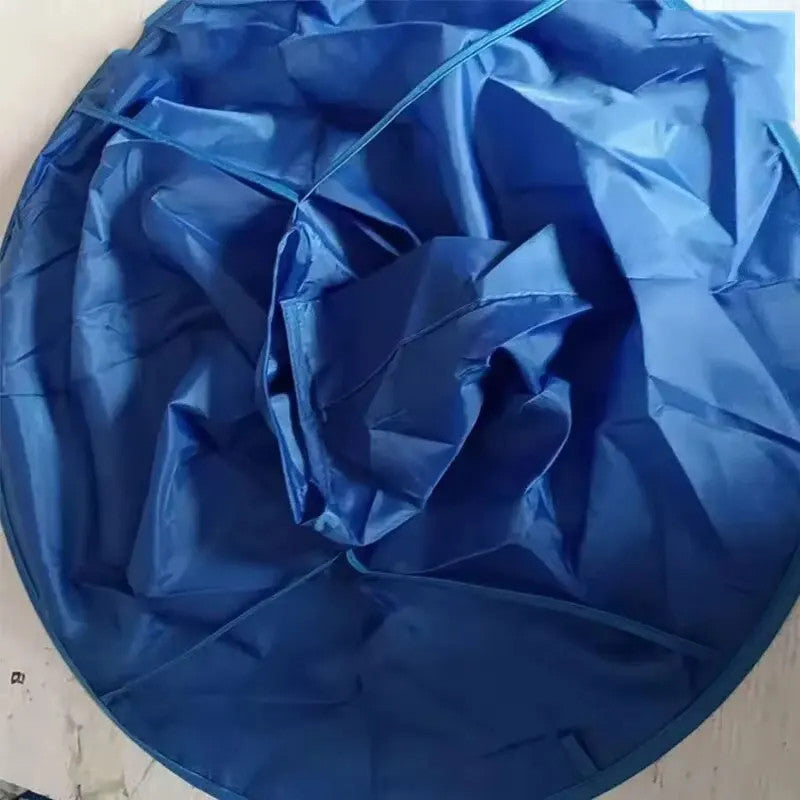 Breathable Haircut Umbrella Cape for Home & Salon Use - Foldable & Protective