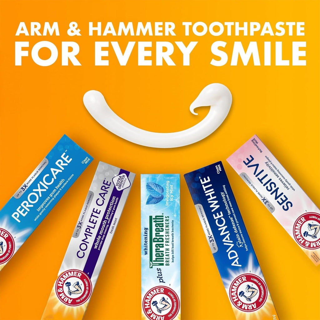 Arm & Hammer Peroxicare Toothpaste for Gum Health, Clean Mint, 6.0oz - Pack of 4
