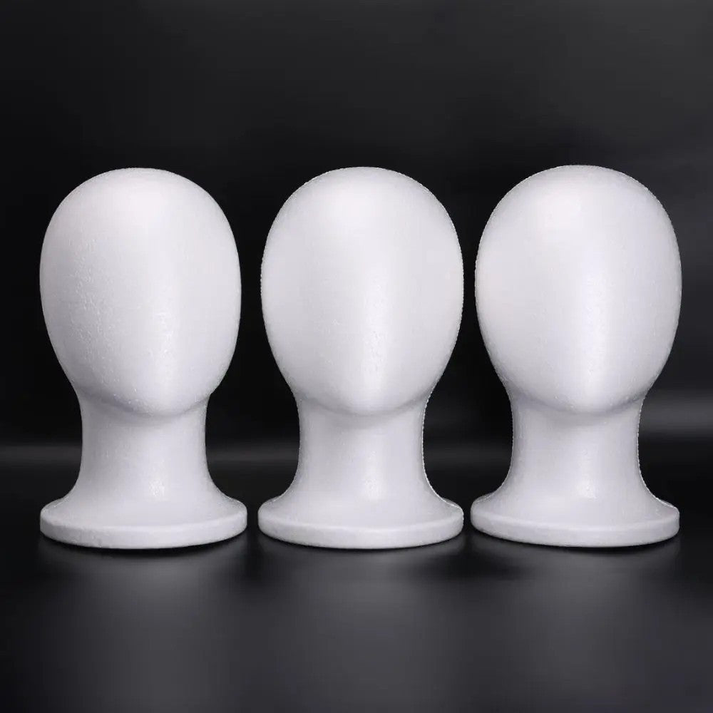 Male Foam Mannequin Head Display Stand for Hats Wigs Glasses