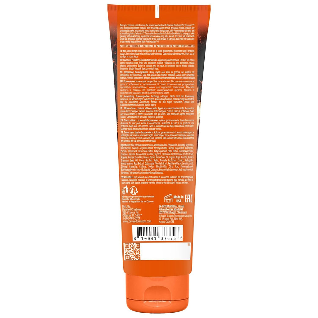 Dark Indoor Tanning Lotion with Bronzer for Fast Vivid Bronze Skin