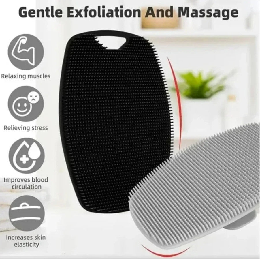 Silicone Body Cleansing Brush Exfoliating Bath Scrubber - Hygienic & Gentle