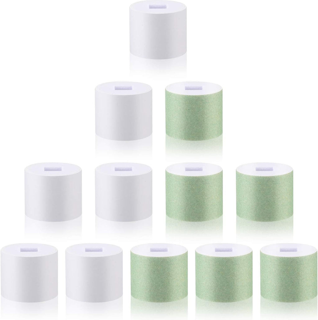 Nail Buffer Refills Set - 12 Fine & Polishing Rollers for Electric Manicure Pedicure