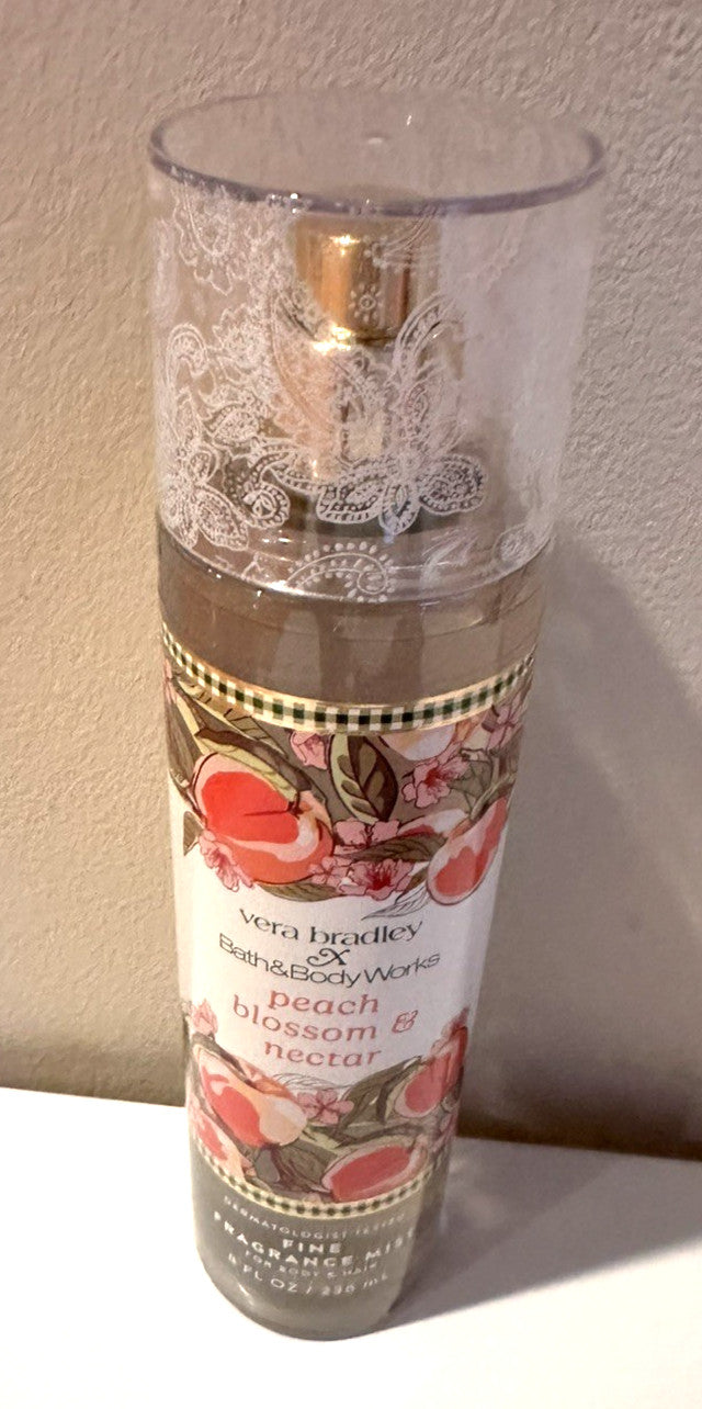 Body Mist Spray 8 oz Peach Blossom & Nectar - Fresh Fragrance