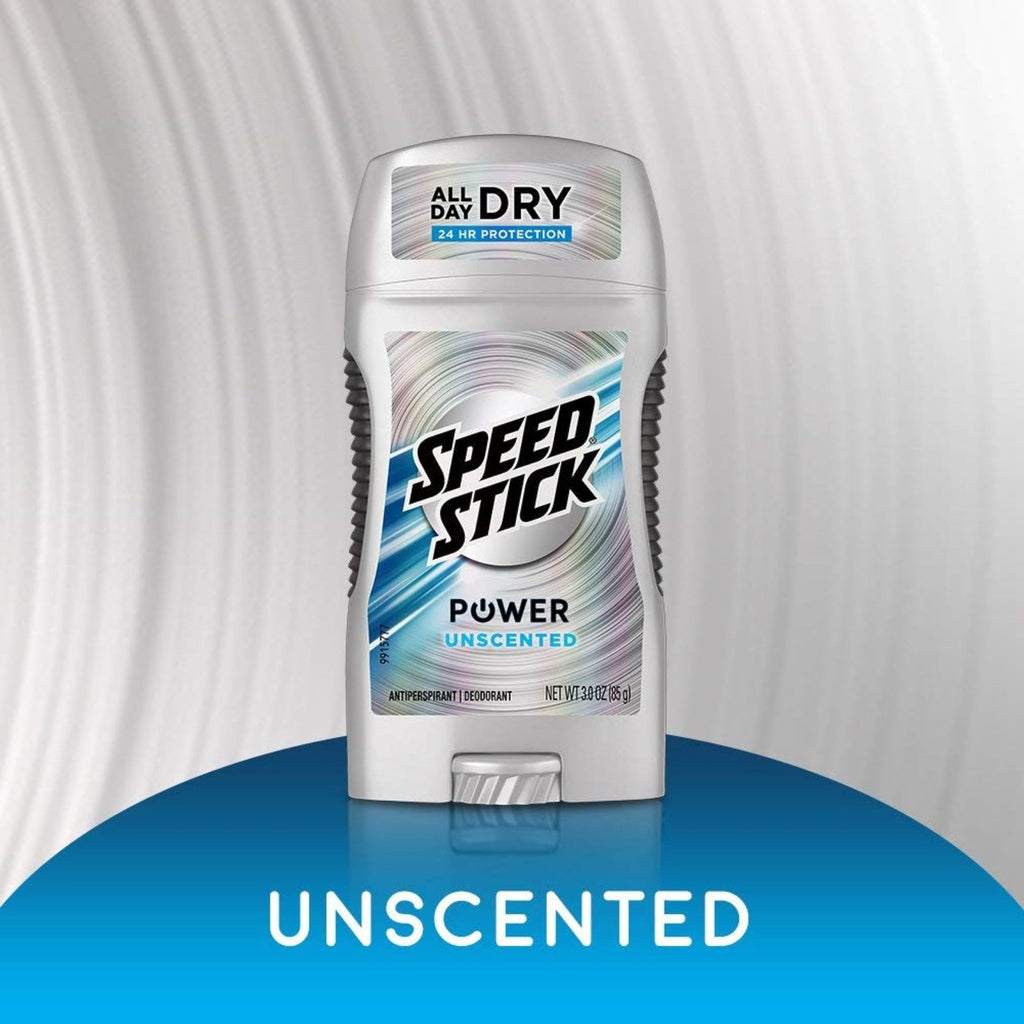 Men's Unscented Antiperspirant Deodorant Stick 3 oz 6 Pack 24-Hour Freshness