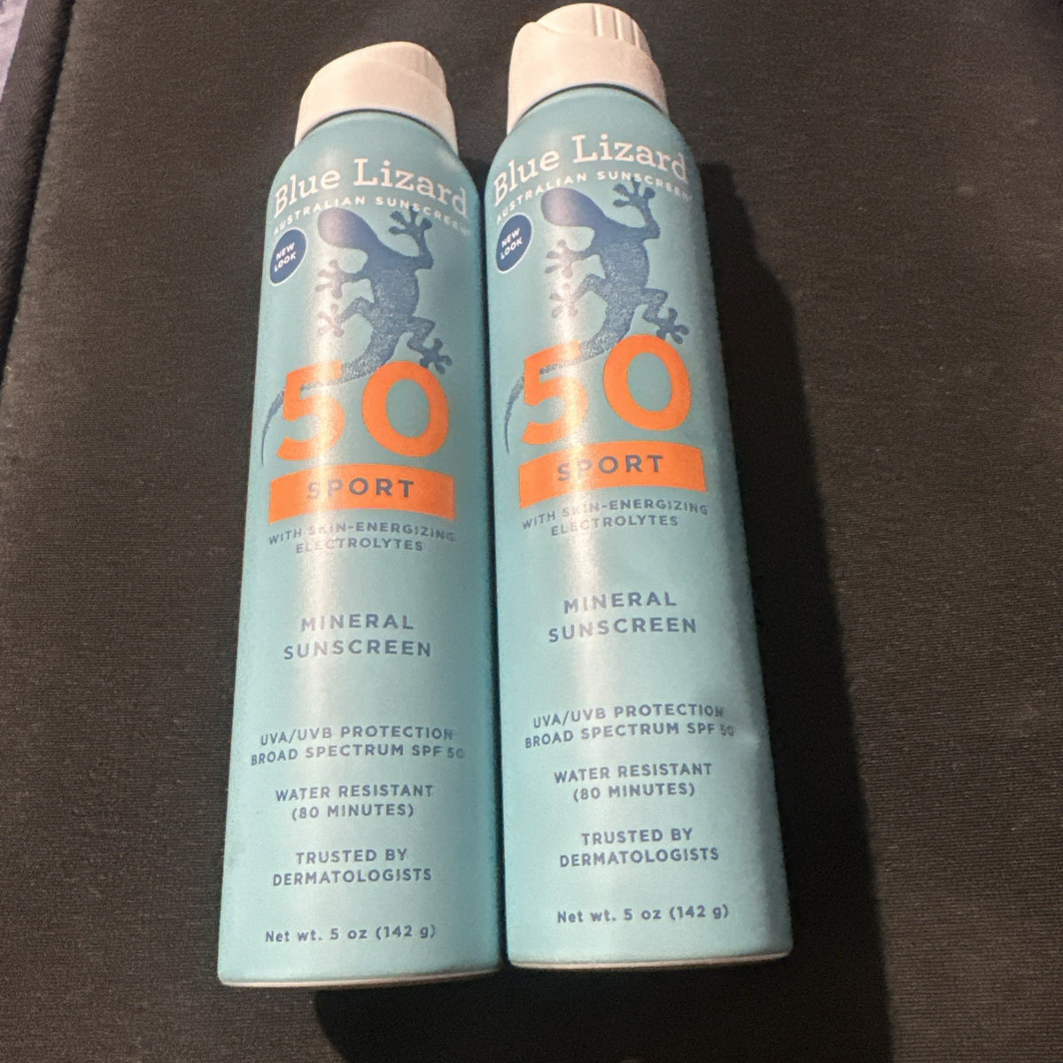 Mineral Sunscreen Sensitive SPF 50 - Blue Lizard Australian 5 oz Lot of 2