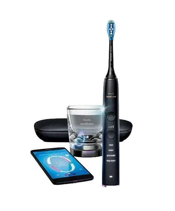 Philips Sonicare DiamondCleanSmart Power Toothbrush Black Wireless Bluetooth 4 Modes