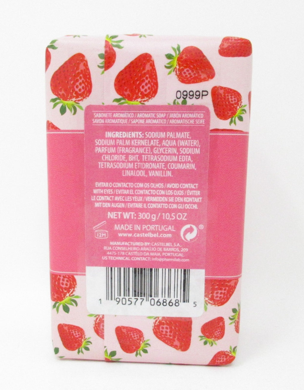 Luxury Wild Strawberry Scented Bar Soap 10.5oz - Limited Edition Handmade
