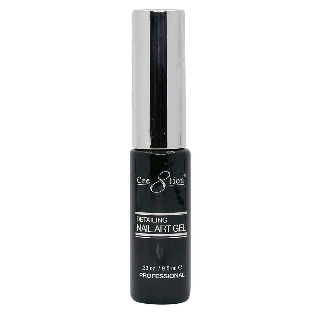 Nail Art Detailing Gel with Thin Stripe Brush - 0.33 oz Multiple Colors