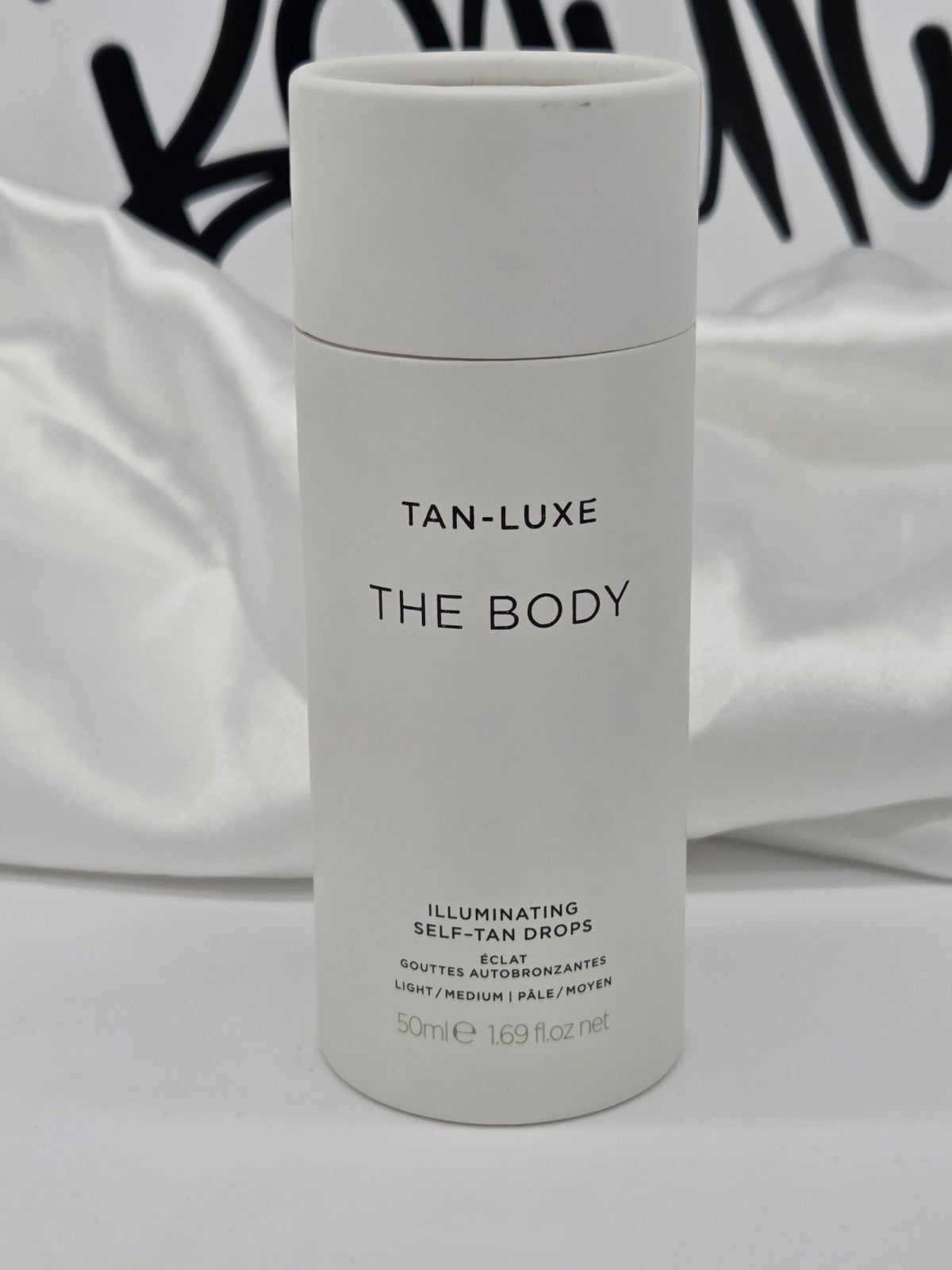 Self Tanner Drops for Body - Light/Medium Glow, Hydrating & Customizable
