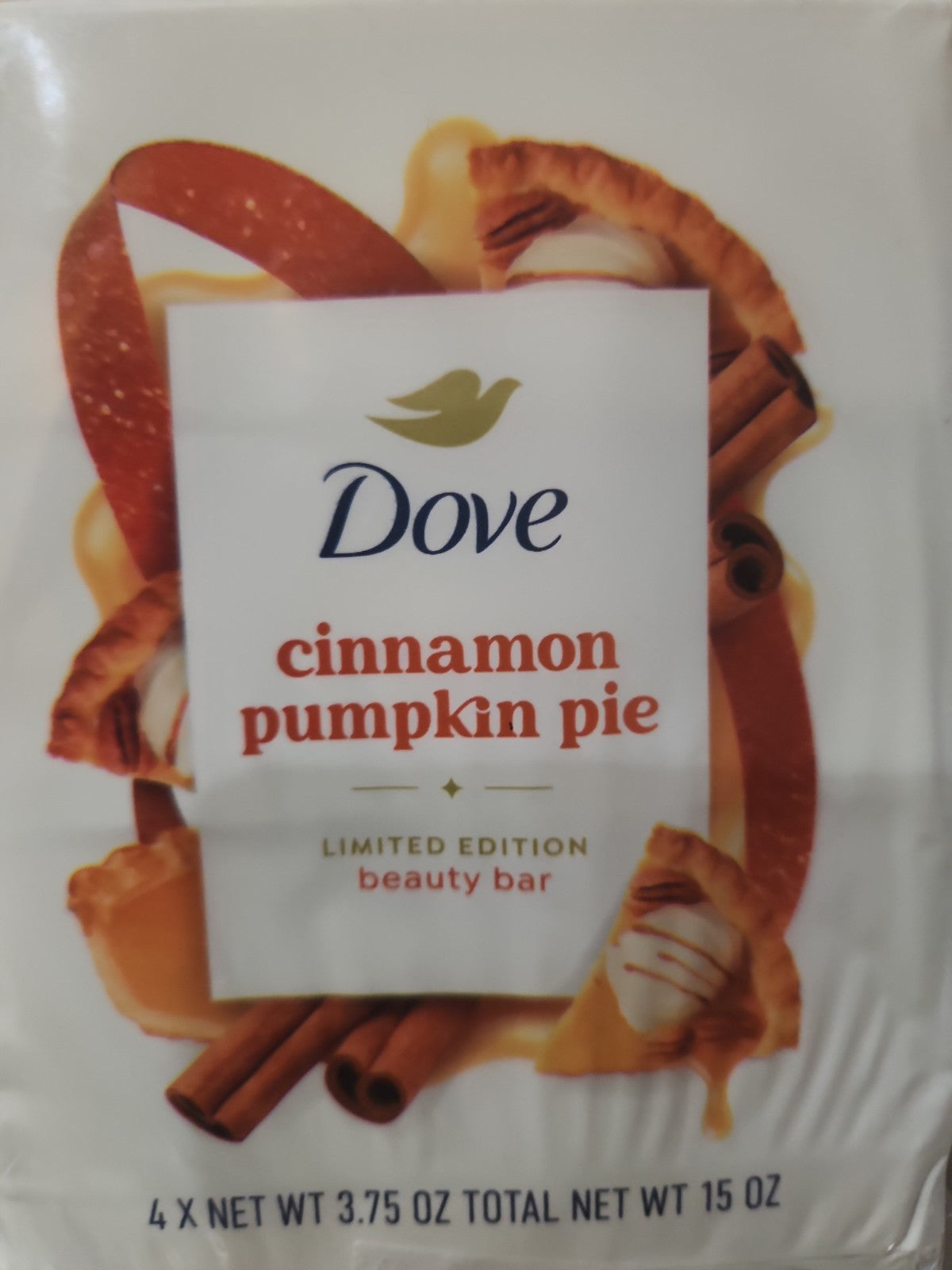 16 Pack Dove Cinnamon Pumpkin Pie Scented Bar Soaps - Full Size