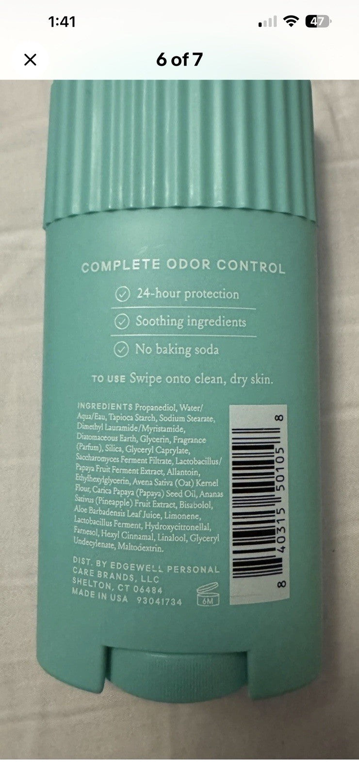 Women's Aluminum-Free Deodorant Stick - Tidal Rose Scent, 2.6 oz, Pack of 3