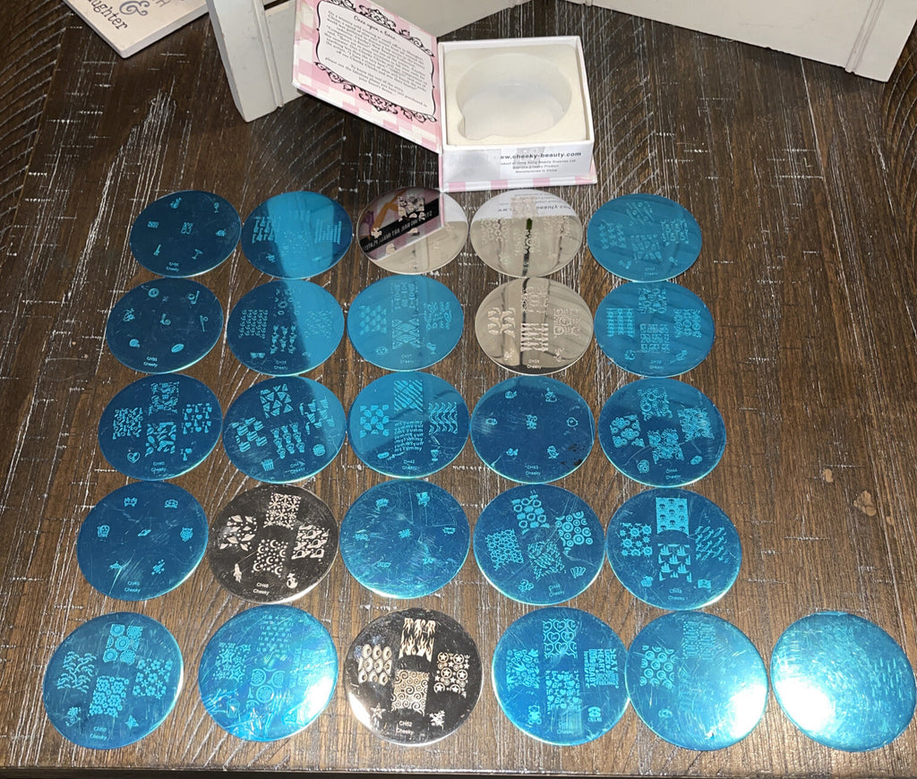 Nail Stamping Art Plates Summer Collection 26 Pieces for Creative Nail Art
