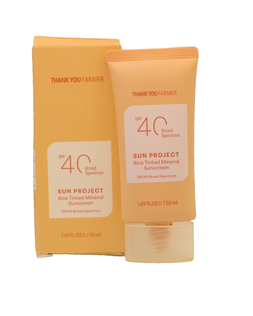 Tinted Mineral Sunscreen SPF 40 with Zinc Oxide | 50ml Natural UV Protection