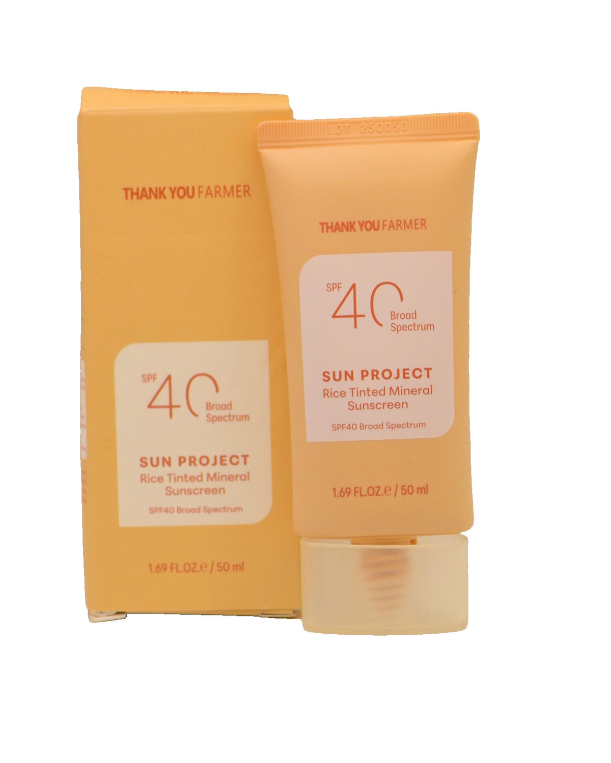 Tinted Mineral Sunscreen SPF 40 with Zinc Oxide | 50ml Natural UV Protection