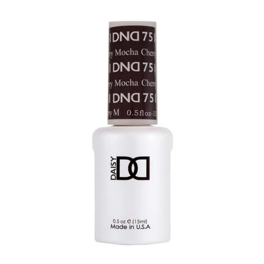 DND Gel Polish Cherry Mocha UV LED Nail Polish - Long Lasting & Chip-Resistant