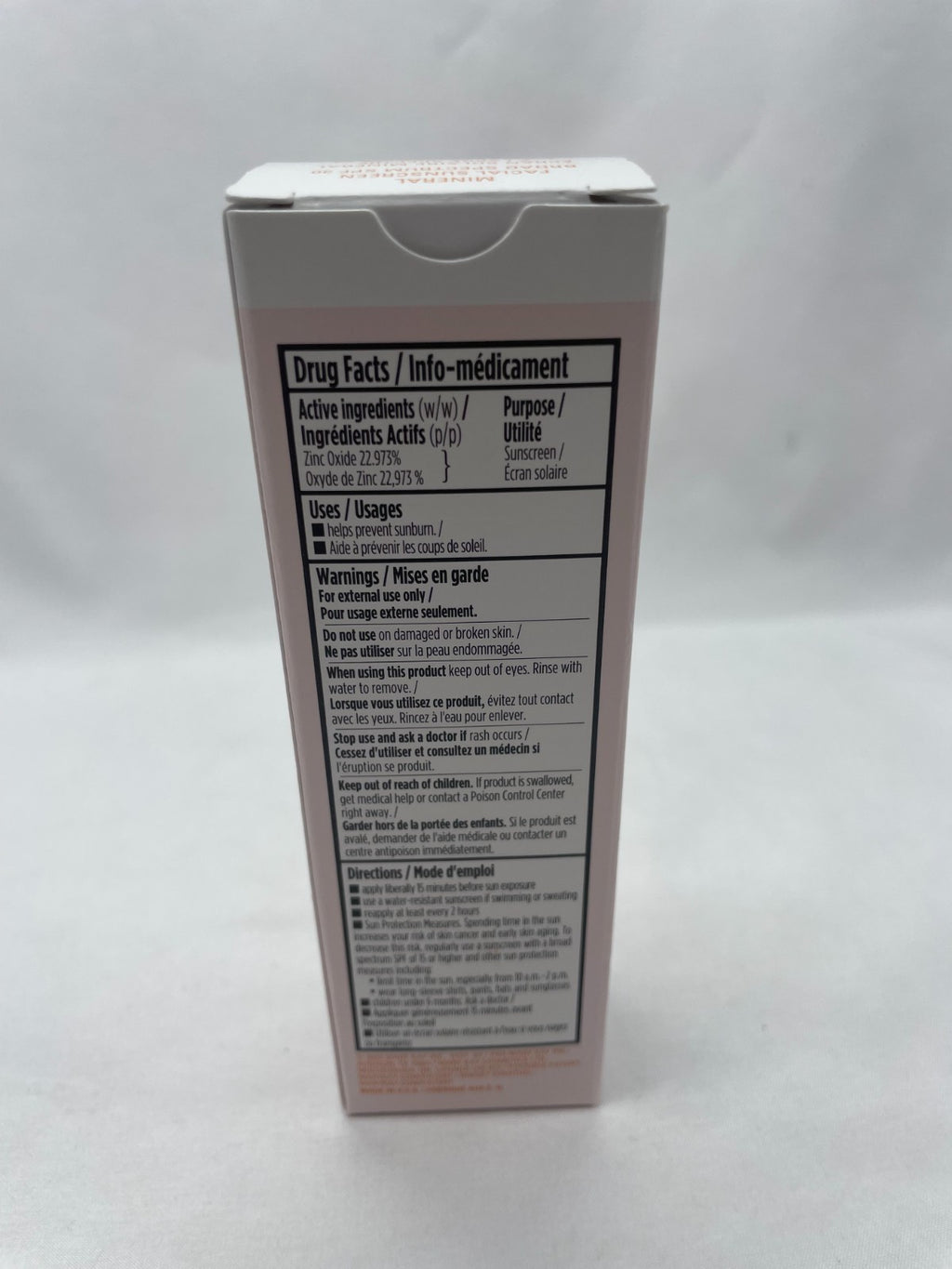 Mineral Facial Sunscreen SPF 30 Lotion 1.7 oz with Box