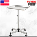Adjustable Salon Color & Tattoo Tray Cart with Wheels, Height Adjustable