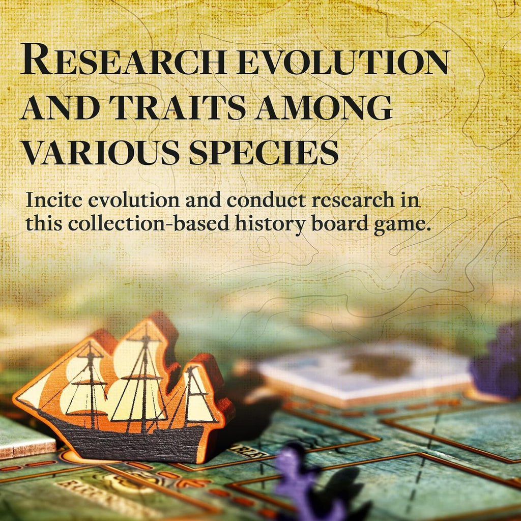 Evolutionary Science Board Game for Kids & Families - Darwin Inspired Strategy Game